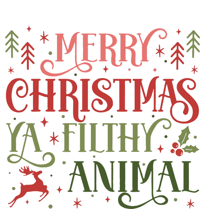 Merry Christmas Animal Filthy Ya Xmas Pajama Ugly Sweatshirt