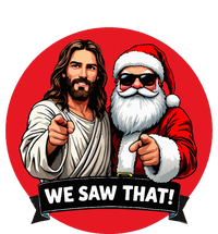 Santa Claus And Jesus Christ I Saw That Funny Christian Meme T-Shirt