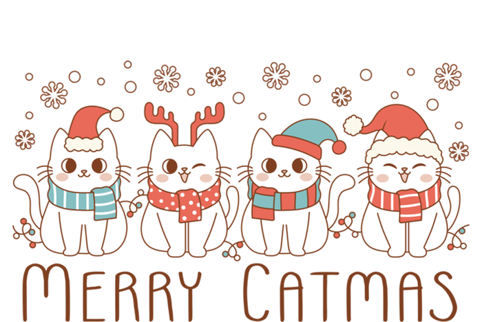 Merry Catmas ItS Ffreezing Season Meowy Christmas Meaningful Gift T-Shirt