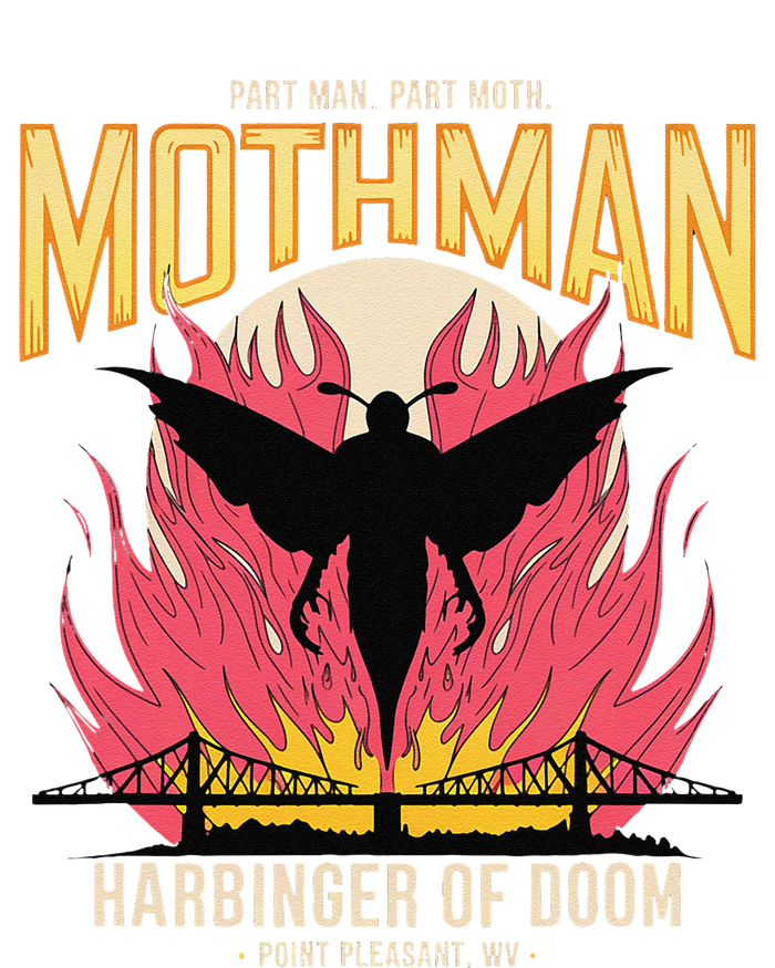 Mothman Harbinger Of Doom Cryptid Legends Graphic Mysterious T-Shirt