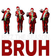 Rizz The Season Bruh Funny Maga Santa Trump Dance Christmas T-Shirt