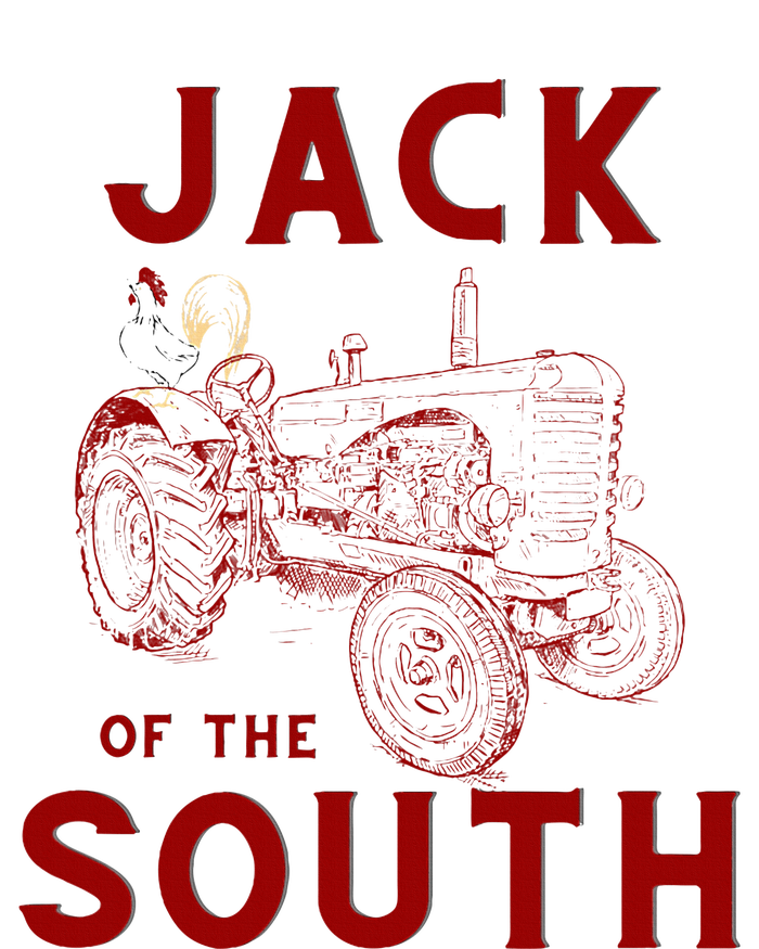 Jack Of The South Chicken On Red Tractor Farm Life T-Shirt