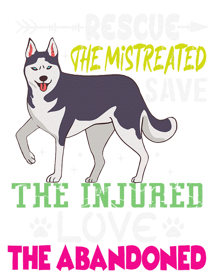 Rescue The Mistreated Save The Injured Love The Abandoned Cooling Performance Long Sleeve Crew