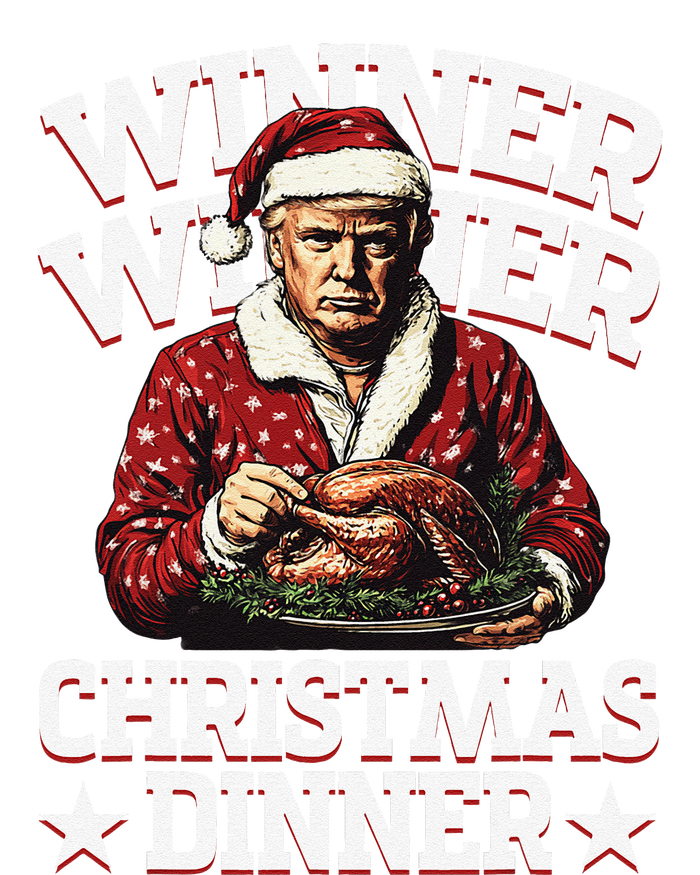 Winner Winner Christmas Dinner Santa Trump Xmas Pajamas T-Shirt