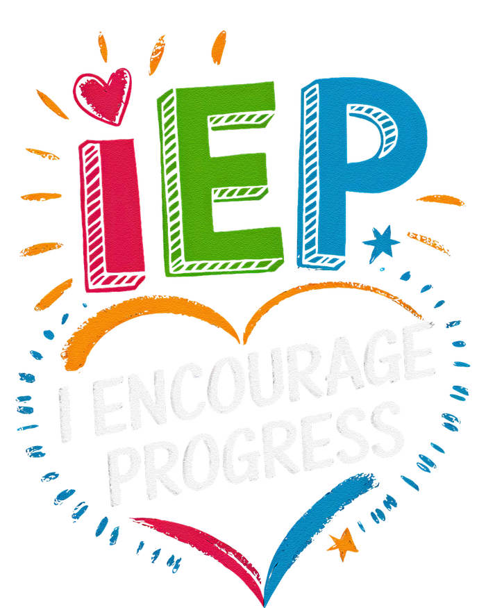 Special Education Teacher Support Iep I Encourage Progress T-Shirt