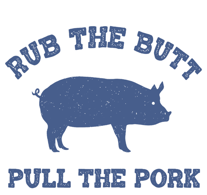 Rub The Butt Pull Pork Women's Long Sleeve Flannel Pajama Set 