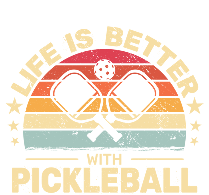 Life Is Better With Pickleball Vintage Funny Meaningful Gift T-Shirt