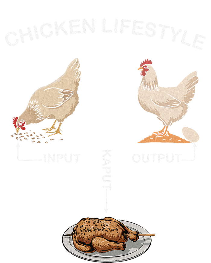 Chicken Lifestyle Input Output Kaput T-Shirt