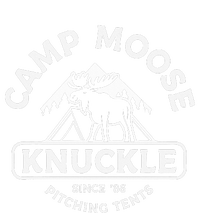 Camping Camper Camp Moose Knuckle Since 86 Pitching Tents T-Shirt