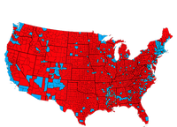 Accurate Map Of 2024 Election Results Tall T-Shirt