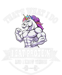 I Eat Protein Funny Unicorn Workout Training T-Shirt