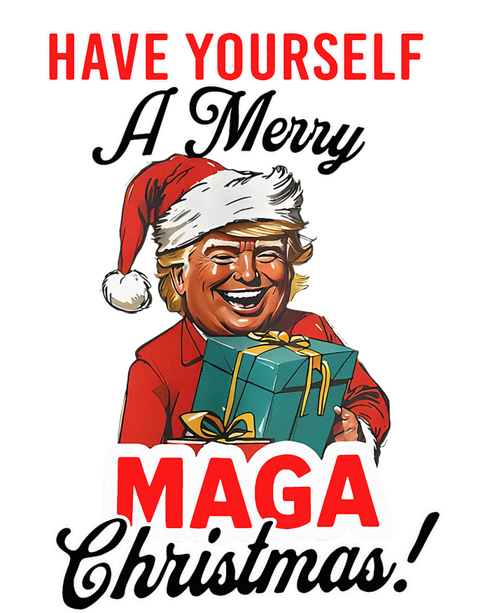 Funny Santa Trump Have Yourself A Merry Maga Christmas Xmas Toddler Hoodie