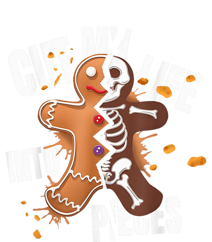 Cut My Life Into Pieces Gingerbread Christmas Funny T-Shirt