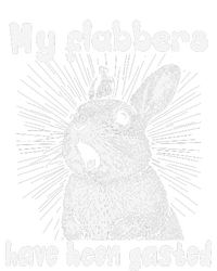 Funny Rabbit My Flabbers Have Been Gasted Retro Graphic Cute T-Shirt