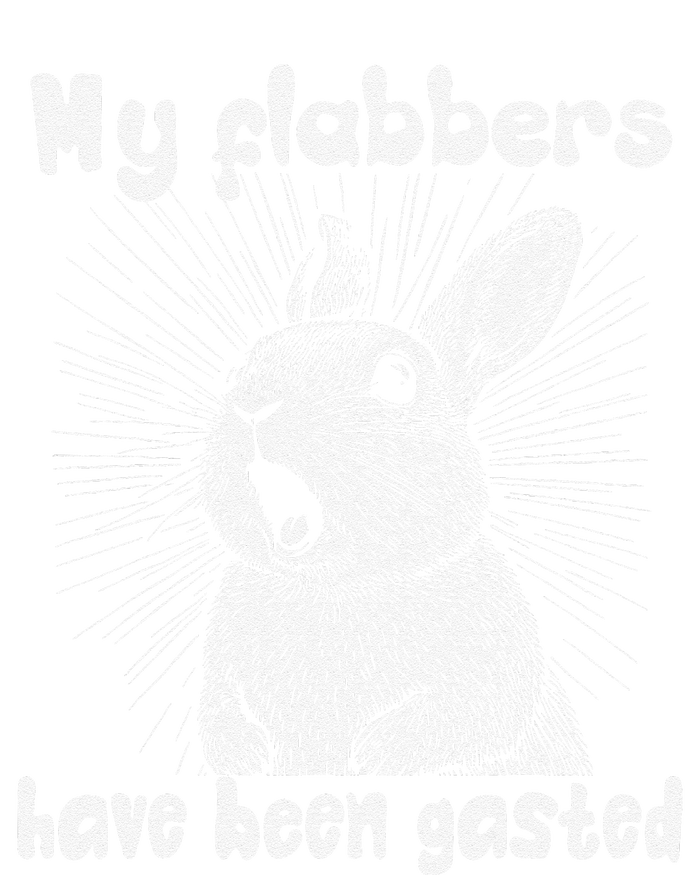 Funny Rabbit My Flabbers Have Been Gasted Retro Graphic Cute T-Shirt