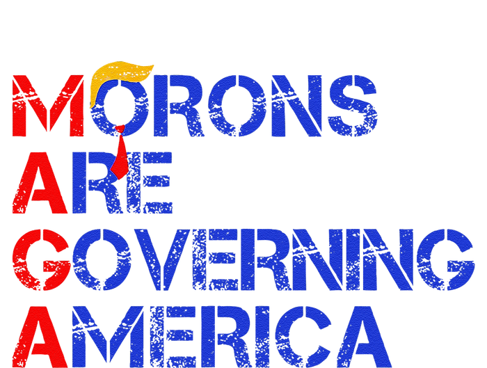 Morons Are Governing America Funny Trump 2024 T-Shirt