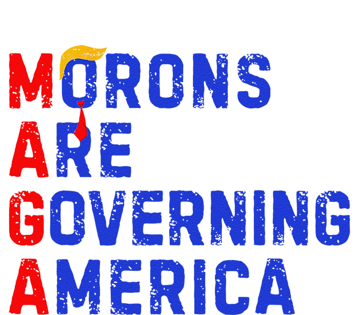 Morons Are Governing America Funny Trump 2024 T-Shirt