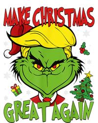 Make Christmas Great Again Funny Santa Trump 2024 Women's Crop Top Tee