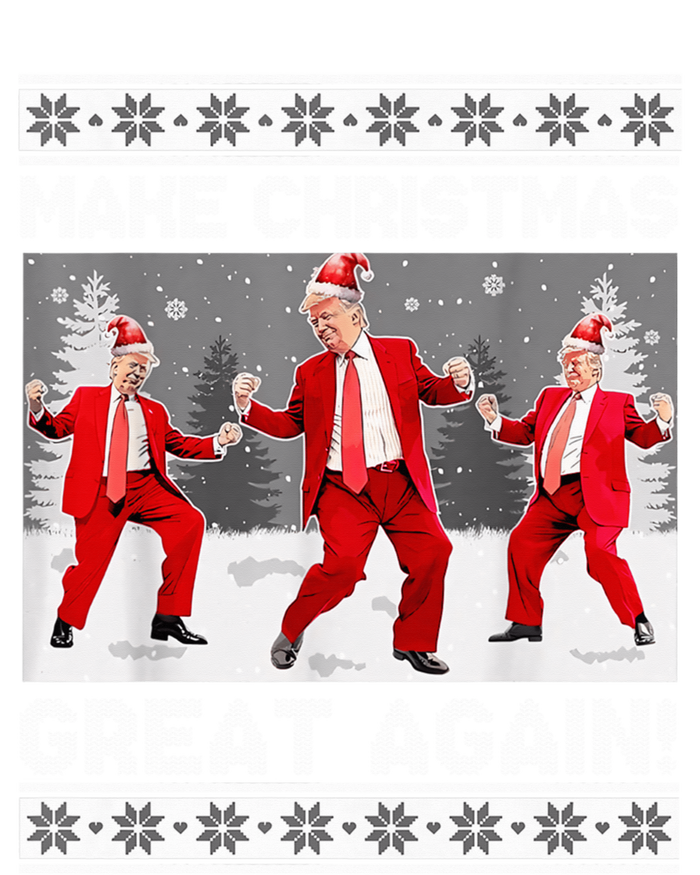 Make Christmas Great Again Santa Trump Dance Ugly Sweater T-Shirt