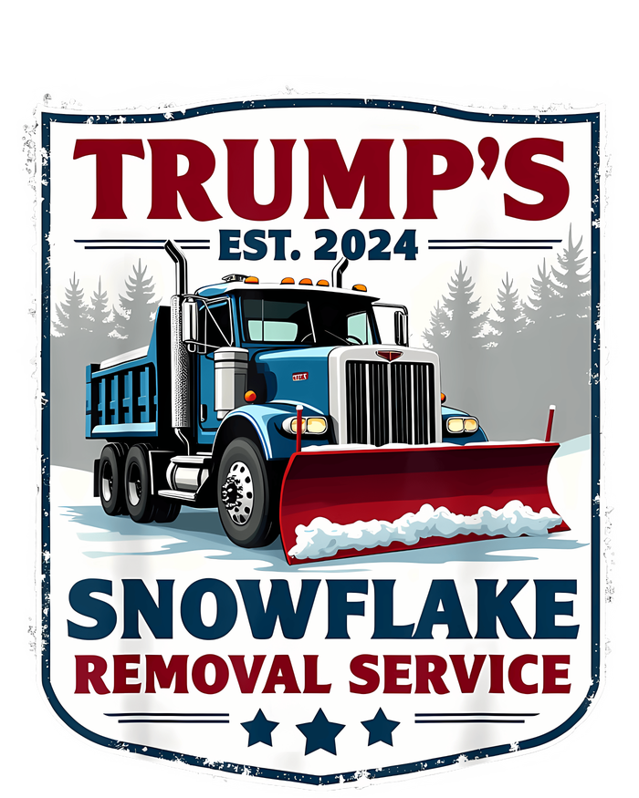 TrumpS Snowflake Removal Service Funny Trump 2024 T-Shirt