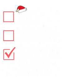 Nice Naughty Nevermind ILl Buy My Own Stuff Christmas List Gift Short Acrylic Beanie