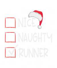 Nice Naughty Runner Running List Christmas Santa Claus Gift Doggie Tank