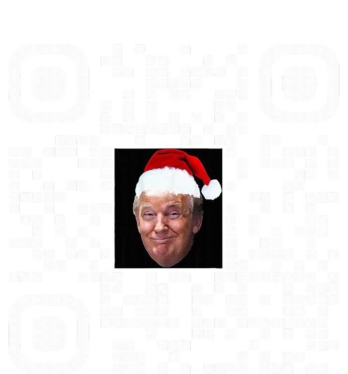 Qr Funny Trump Maga Santa Hat Trump Dancing Code T-Shirt