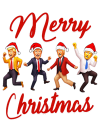 Trump Dance Santa Claus Christmas Xmas Pajamas Holiday Women's Flannel Pajama Set