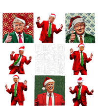 Qr President Trump Christmas Dancing Dance Moves Maga Sweatshirt Cinch Pack Bag