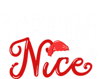 Team Nice Funny Couple Matching Outfit Team Naughty Family Gift Kids Long Sleeve Shirt