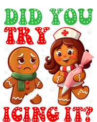 Funny Christmas Nurse Did You Try Icing It Gingerbread Man T-Shirt