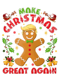 Funny Trump Gingerbread Man Make Christmas Great Again 2024 T-Shirt