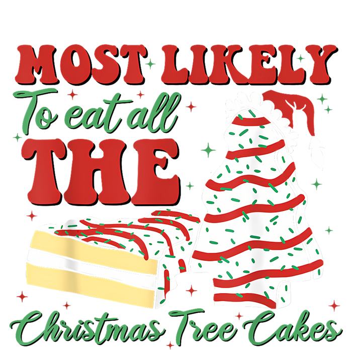 Retro Most Likely To Eat All The Christmas Tree Cakes Debbie T-Shirt