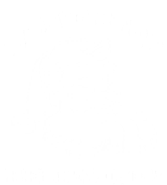 Dont Stop Believing Santa Claus Christmasvintage Long Sleeve Pajama Set