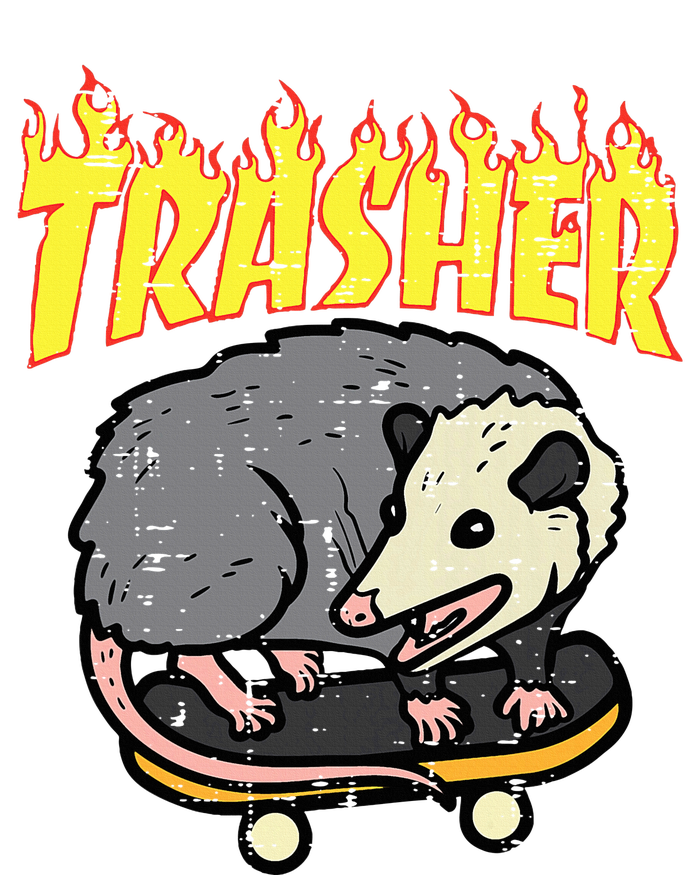 Opossum Skateboard Trasher Funny Possum Skater Mesh Reversible Basketball Jersey Tank