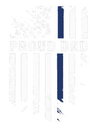 Thin Blue Line Proud Dad Police Family T-Shirt