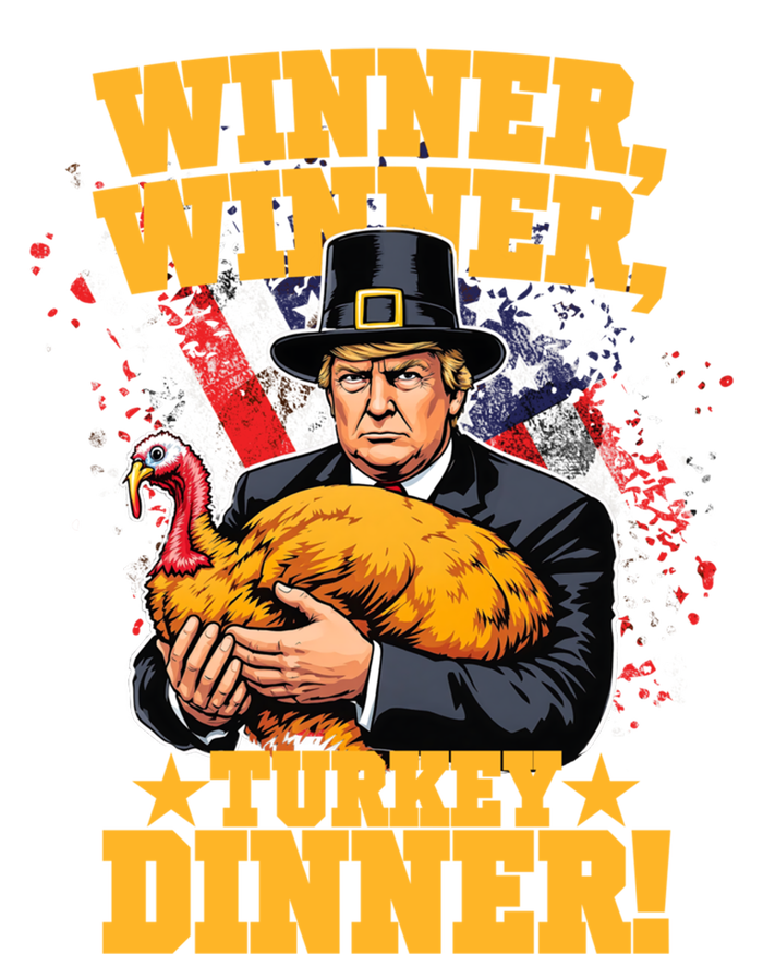 Humor Funny Trump Winner Winner Turkey Dinner Thanksgiving Meaningful Gift Canvas