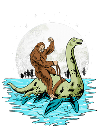 Bigfoot Sasquatch Riding The Hole Ness Monster Funny Hoodie