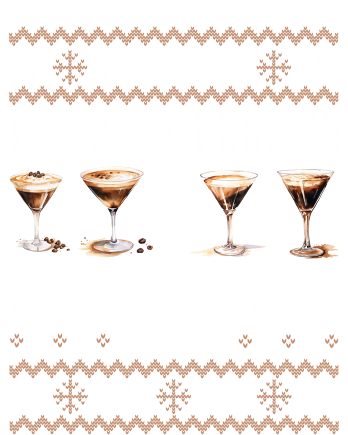 I Run On Espresso Martini And Christmas Cheer Ugly Gift Sweatshirt