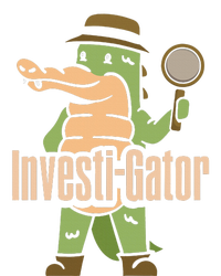 Investi Gator Alligator Spy Private Detective Investigator Doggie Tank