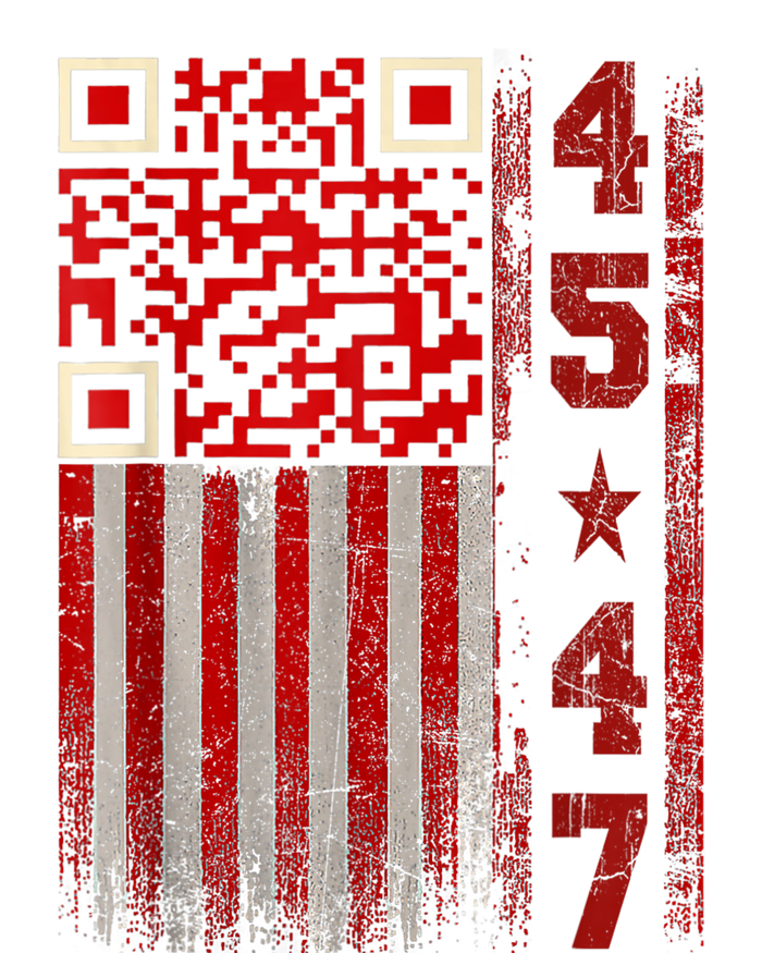 Funny Qr Scan Me President Trump 45/47 Trump Dancing Code T-Shirt