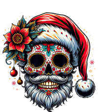 Santa Sugar Skull Mexican Calavera Christmas T-Shirt