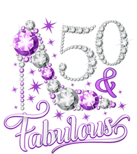 50th Birthday Design. 50 & Fabulous W.O.M.E.N Ladies Adult ChromaSoft Performance T-Shirt