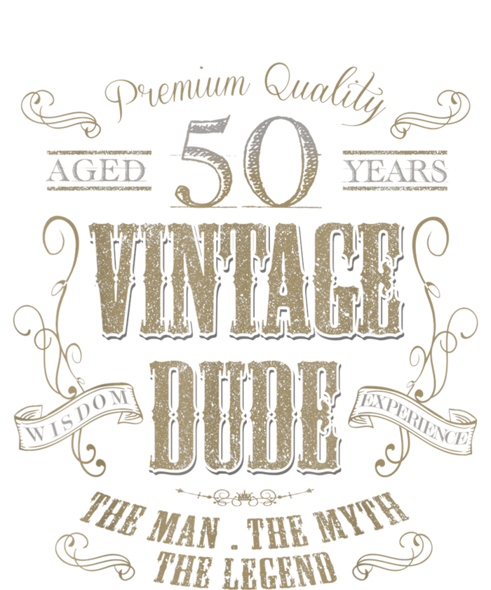 50th Birthday Gift Idea For Vintage Lover 50 Years Old Dude T-Shirt