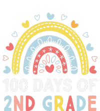 100 Days Of 2nd Grade Rainbow Happy 100th Day Of School T-Shirt