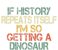 History Teacher Repeats Itself IM Getting A Dinosaur Women's Tri-Blend 3/4-Sleeve Raglan Shirt