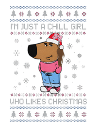 IM Just A Chill Girl Who Likes Christmas Ugly Sweater T-Shirt