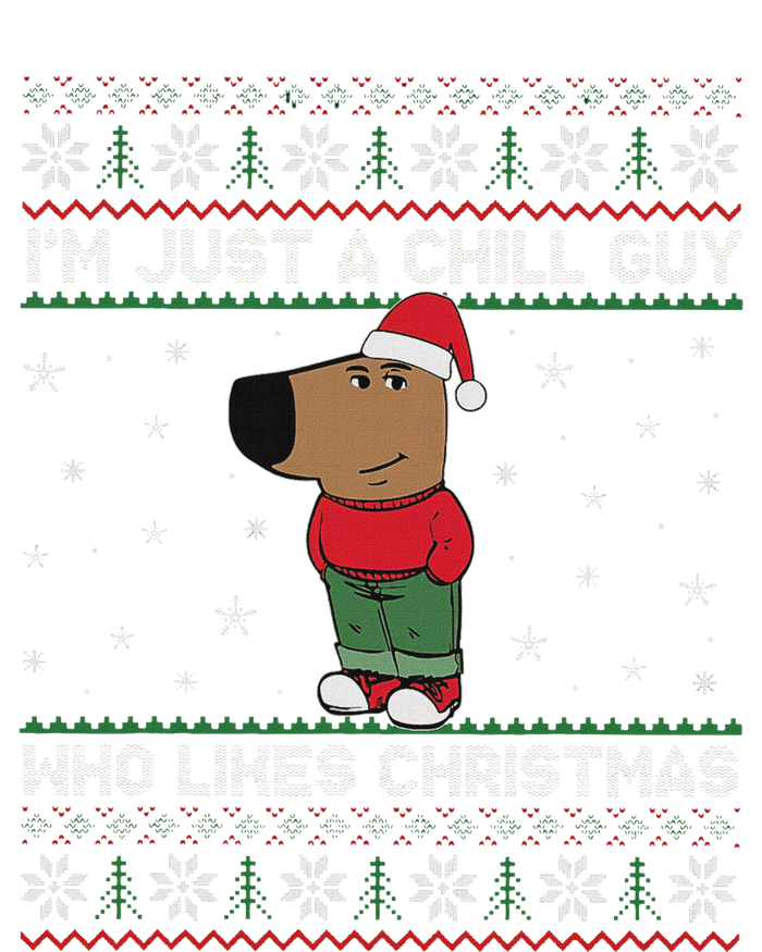 IM Just A Chill Guy Who Like Christmas Trending Meme Ladies Essential Flowy Tank