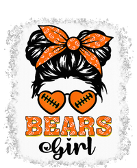 Bears Girl Vintage Messy Bun Sports Fan Team Spirit Dry Zone Grid Polo