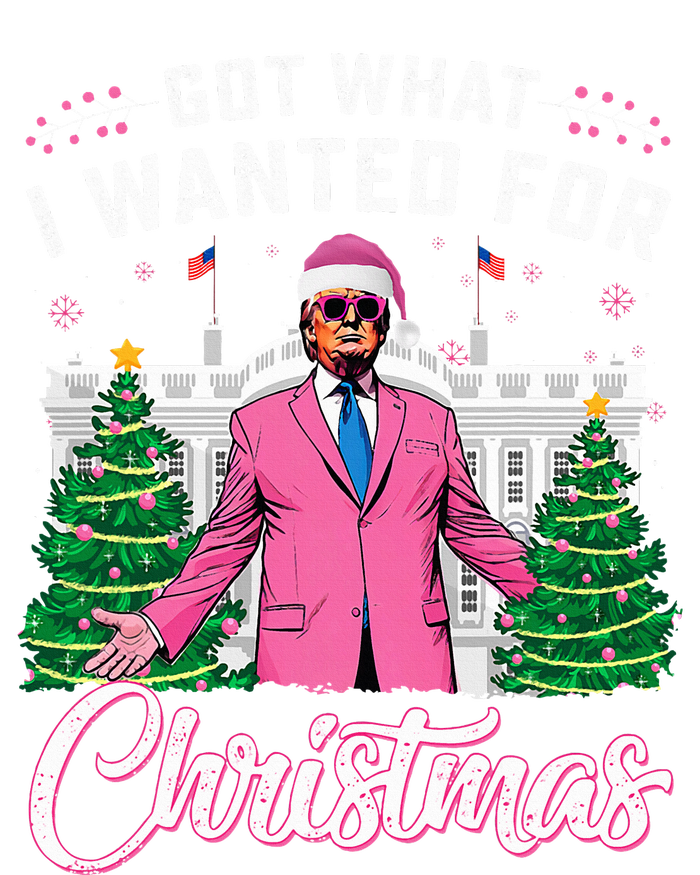 Got What I Wanted For Christmas Trump Kids Tie-Dye T-Shirt